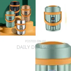 Portable Insulated Food Jar or Thermal Lunch Container