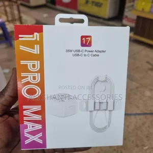35w iPhone 17 Pro Max Charger and Usb-C to Usb-C
