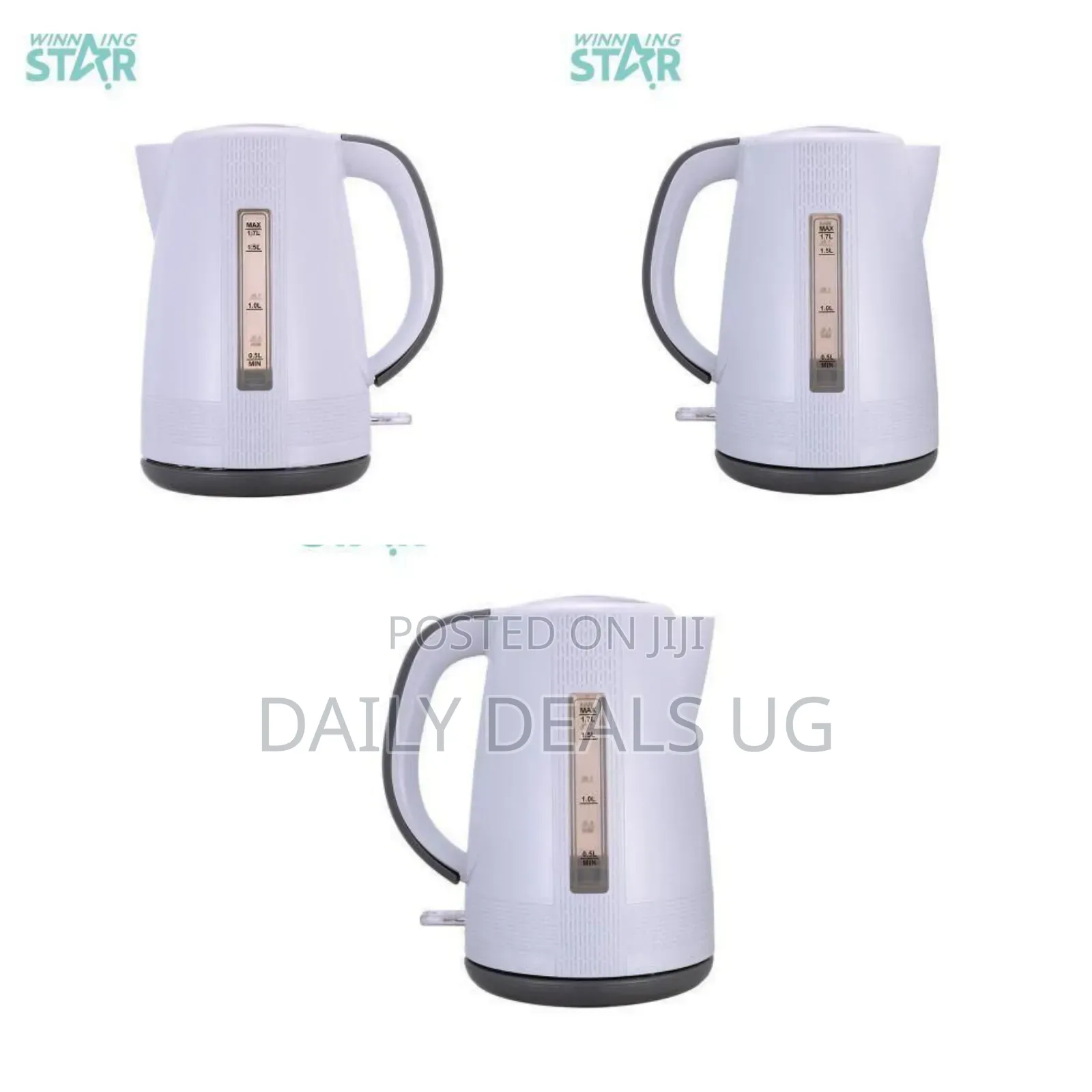 Winningstar Efficient Electric Kettle With Water Level Indicator