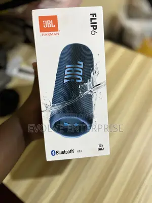 JBL Flip 6 Portable Waterproof Speaker - Blue