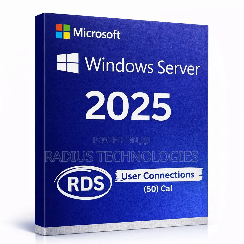 Windows Server 2025 Remote Desktop Services (Rds) 50 User Cals