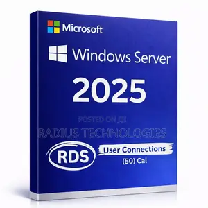 Windows Server 2025 Remote Desktop Services (Rds) 50 User Cals