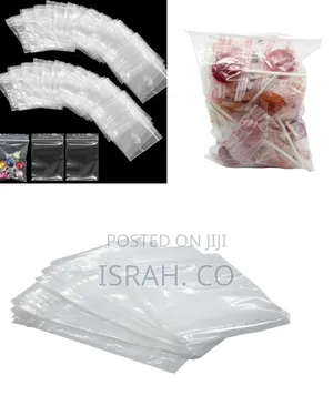 100pcs Poly Zip Lock Bags, Reclosable PVC Ziplock Bags, Waterproof