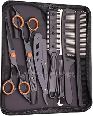 Professional-grade Stainless Steel Barber Haircutting Kit,