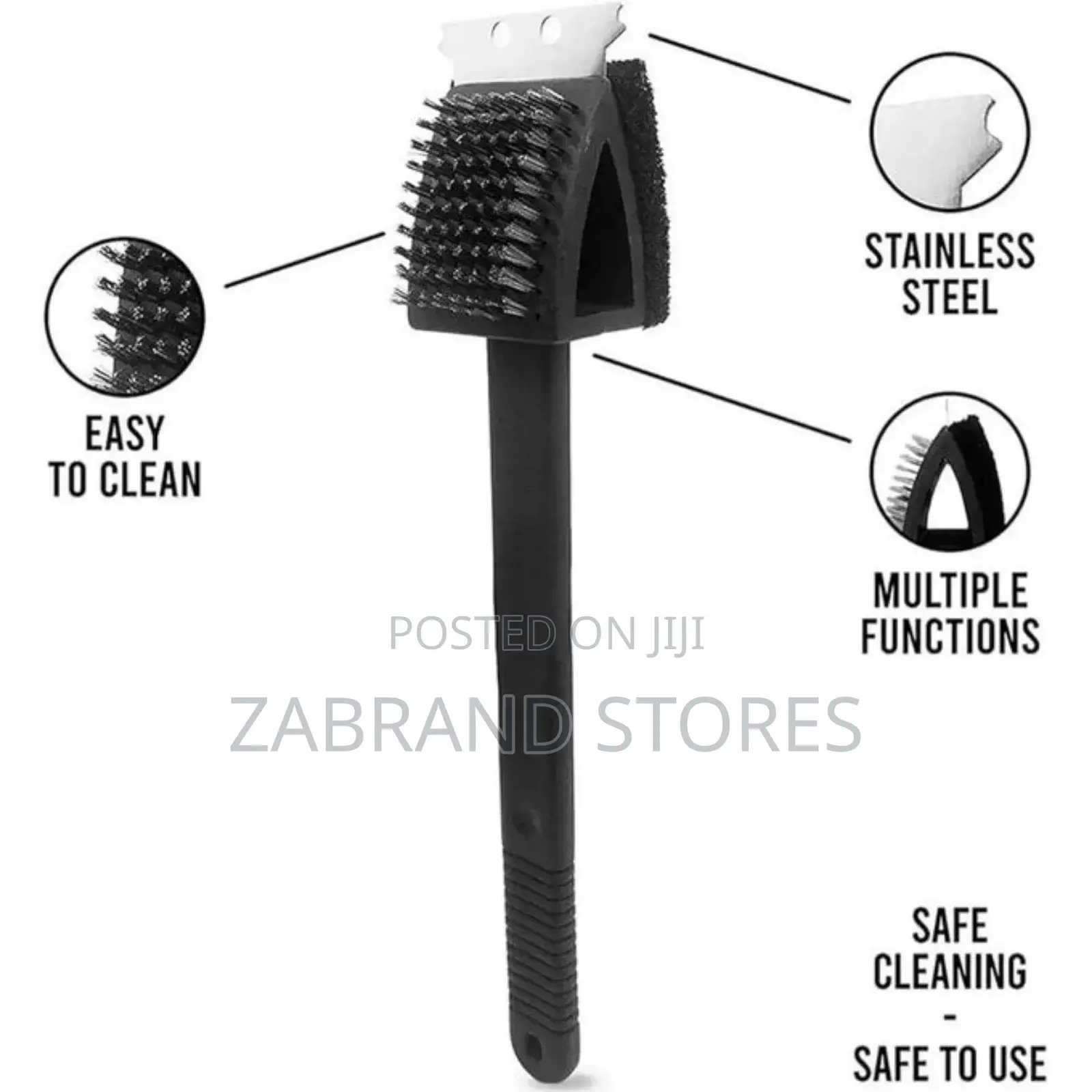 3in1 BBQ Copper Wire Cleaning Brush