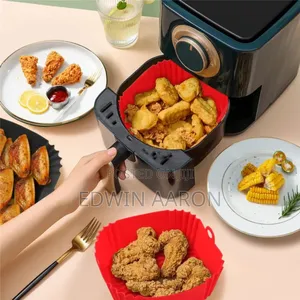 2pcs Reusable Silicone Airfryer Liners (Square or Round)