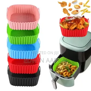 2pcs Reusable Silicone Airfryer Liners (Square or Round)