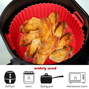 2pcs Reusable Silicone Airfryer Liners (Square or Round)