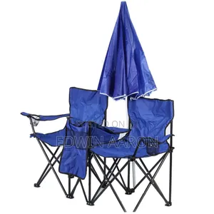 Double Camping Chairs With Umbrella