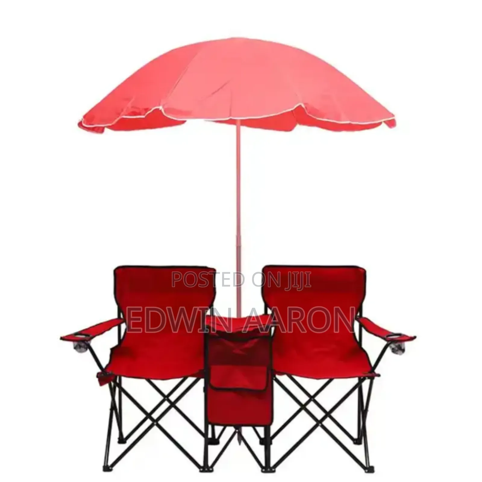 Double Camping Chairs With Umbrella