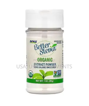 Organic Stevia Zero Calorie 622servings Now