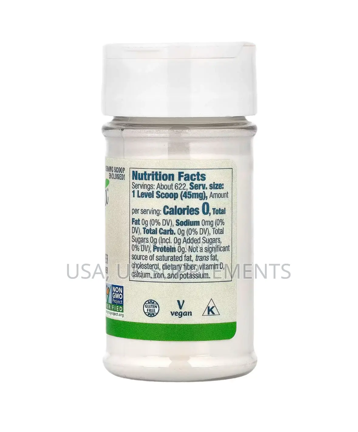 Organic Stevia Zero Calorie 622servings Now