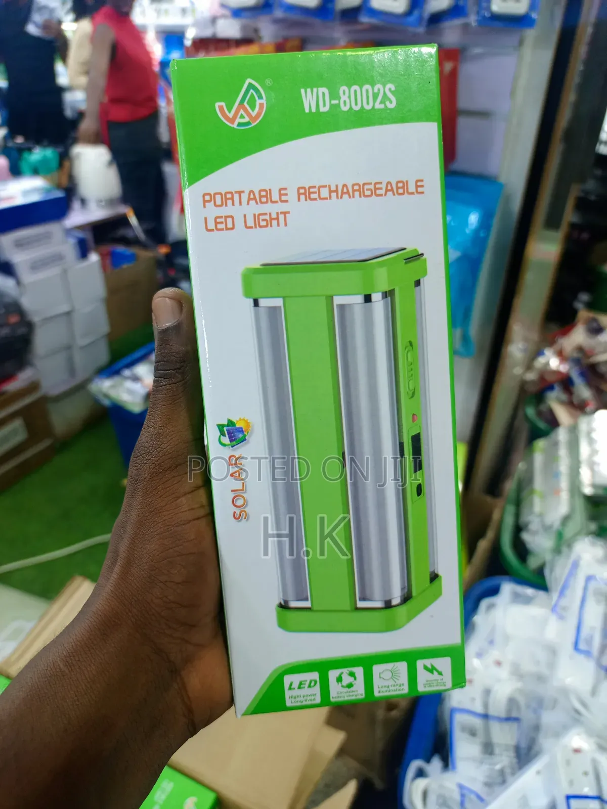Joykaly Wd-8002s Portable Rechargeable Led Light.