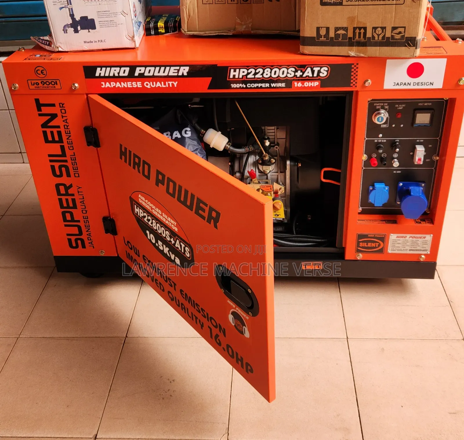 Hiro Power Diesel Generator 10.5kva