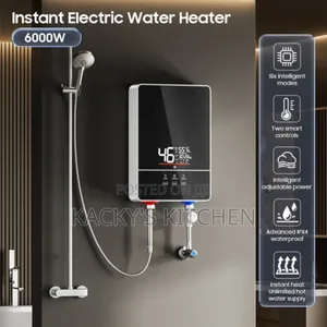 Electric Tankless Instant Hot Water Heater Shower Kit