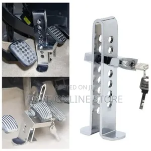 Car Throttle Lock, Brake Lock, Stainless Steel Anti-Theft Lock