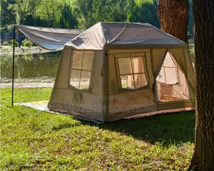 Premium Inflatable Family Weatherproof Camping Tent 6-8 Sleeper