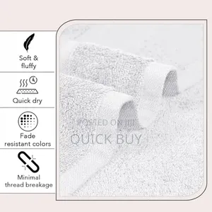 White, Square Cotton Hand Towels or Face Cloths.