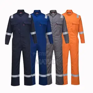 Long Sleeved Safety Working Overall Suits With Reflectors