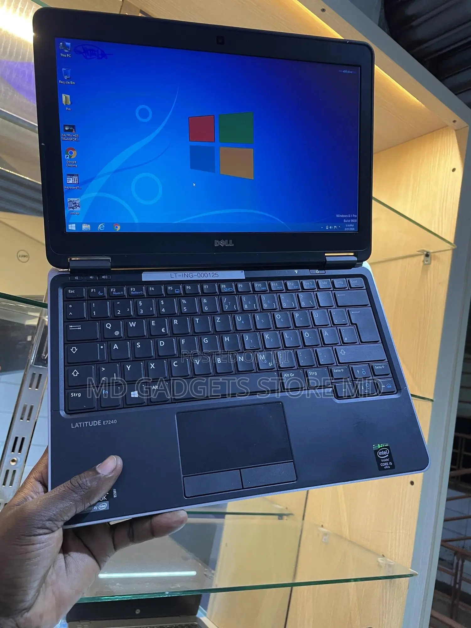 Laptop Dell Latitude E7240 8GB Intel Core i5 SSD 128GB