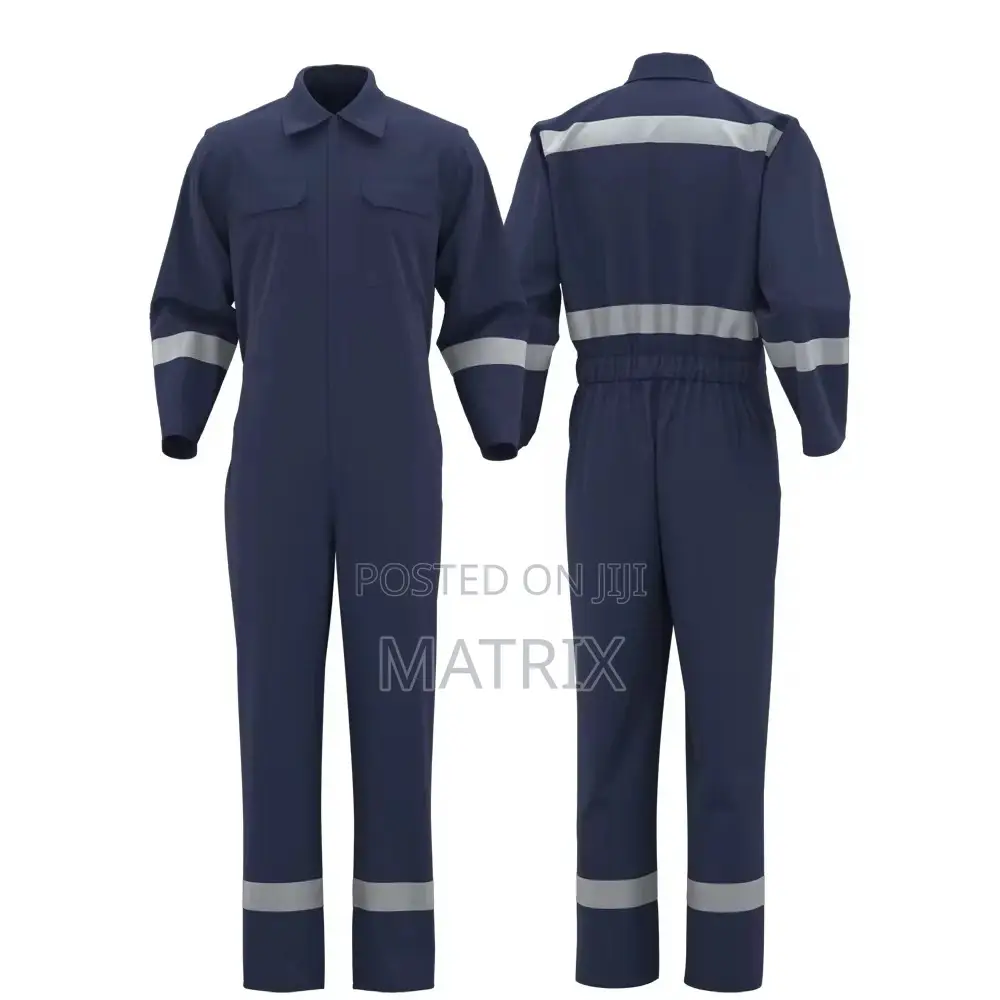 Long Sleeved Safety Working Overall Suits With Reflectors