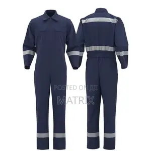 Long Sleeved Safety Working Overall Suits With Reflectors