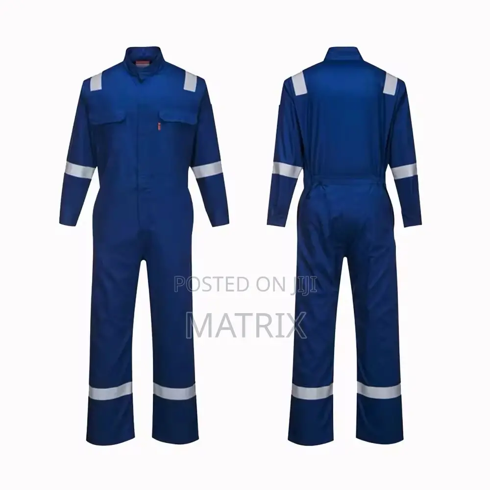 Long Sleeved Safety Working Overall Suits With Reflectors