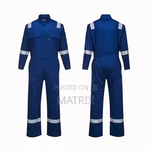 Long Sleeved Safety Working Overall Suits With Reflectors