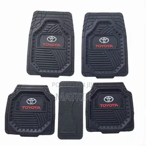 Toyota 5-Piece Heavy-Duty Rubber Car Floor Mats All-Weather Protection