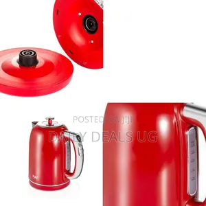 Red Raf Retro-Style Electric Kettle