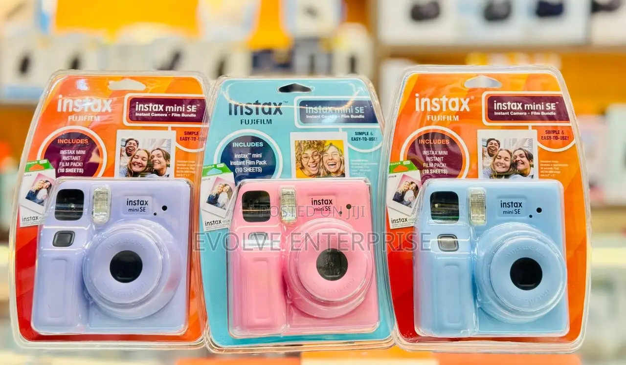 Fujifilm Instax Mini Se Instant Camera + 10 Sheet Film Bundle