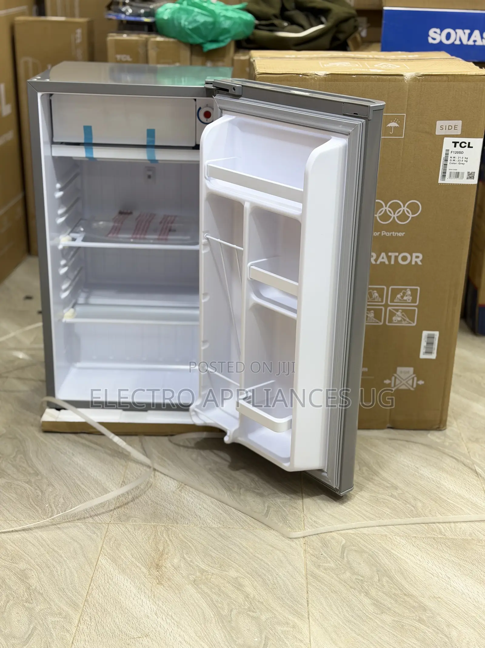 TCL 120 Liter Single Door Refrigerator.