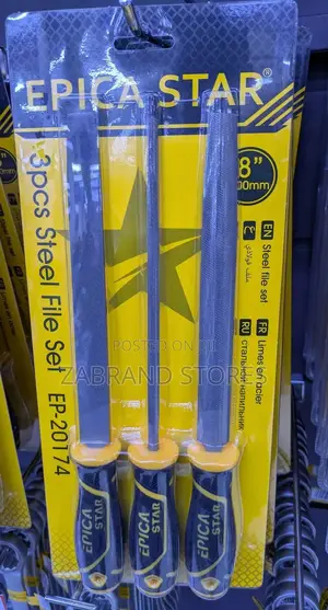 3pcs Steel File Set