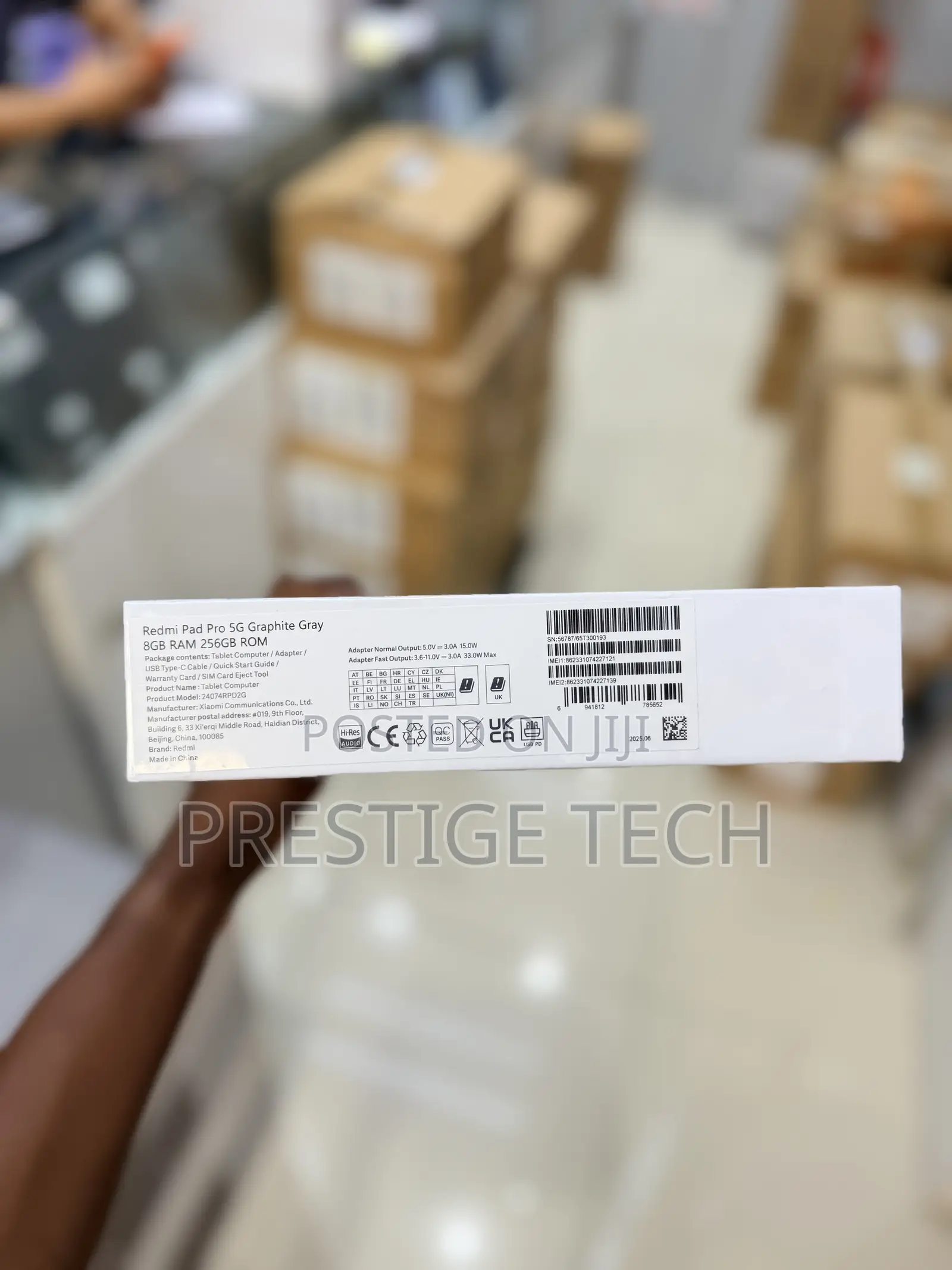 New Xiaomi Redmi Pad Pro 256 GB Black