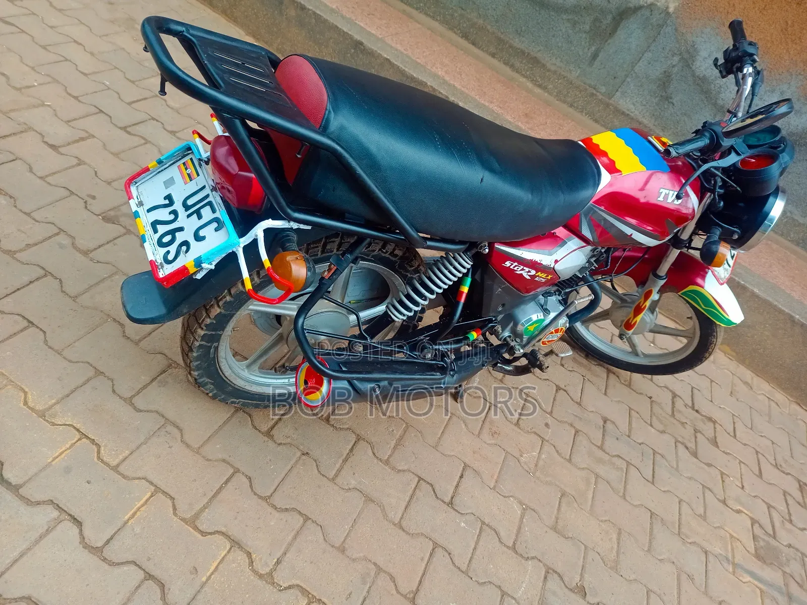 TVS HLX 125 2023 Red