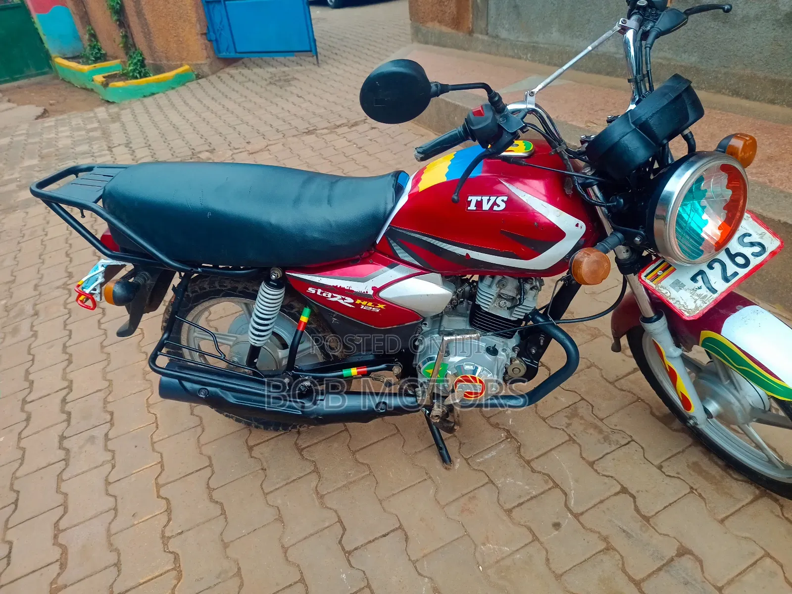 TVS HLX 125 2023 Red