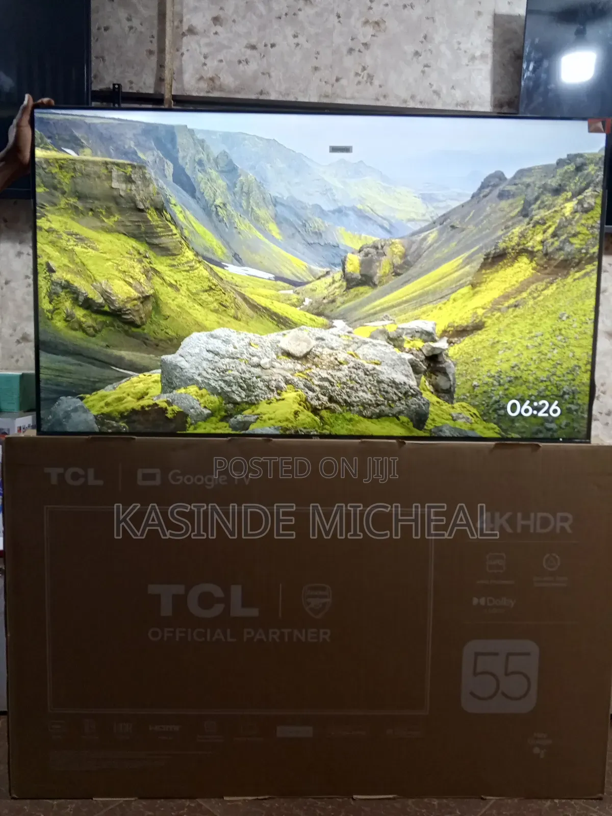 55inches TCL Uhd4k Smart TV