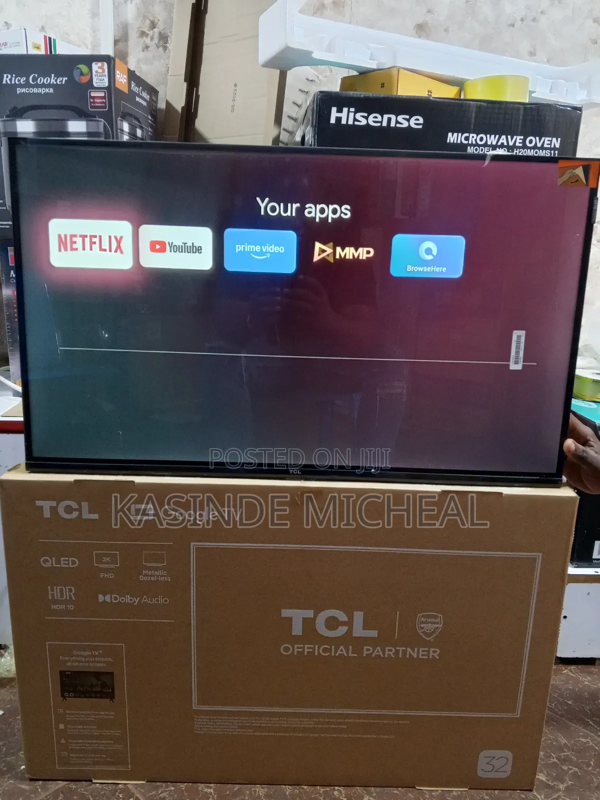 32inches TCL Qled Google Tv