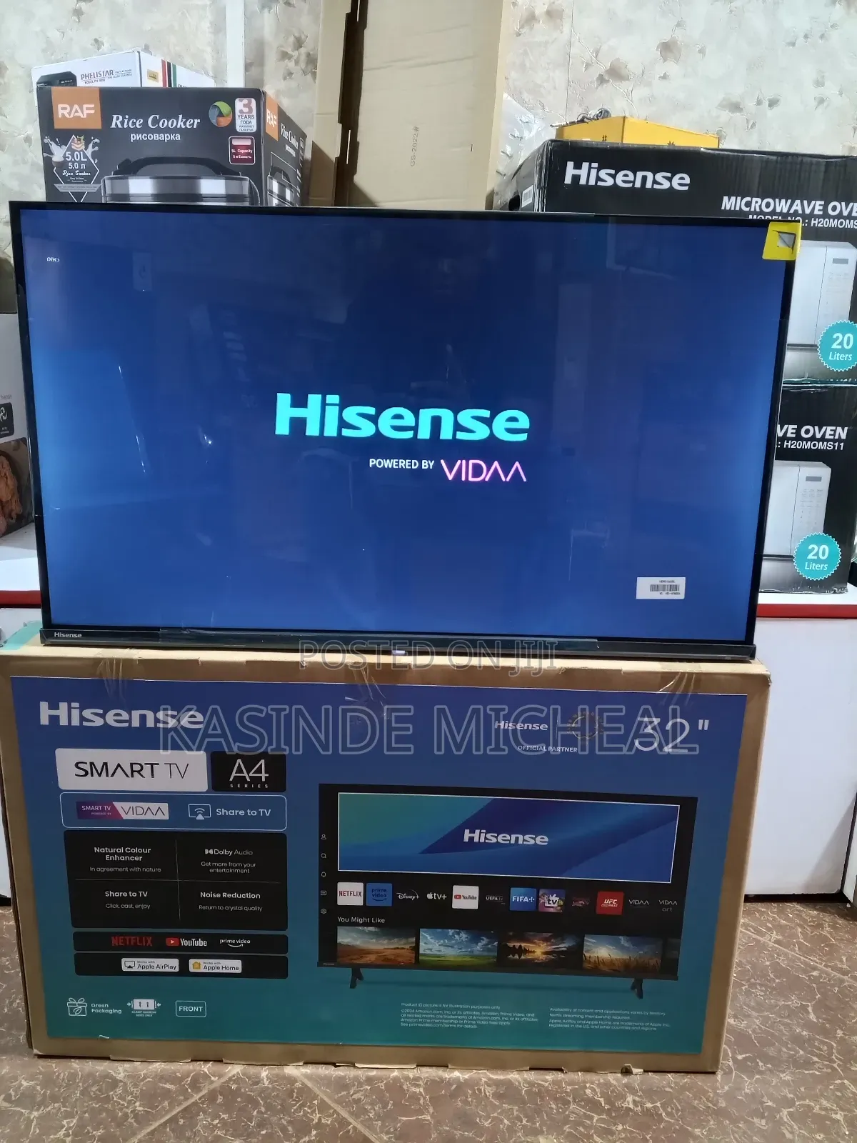 32inches Smart Hisence Tv Powered by Vidaa
