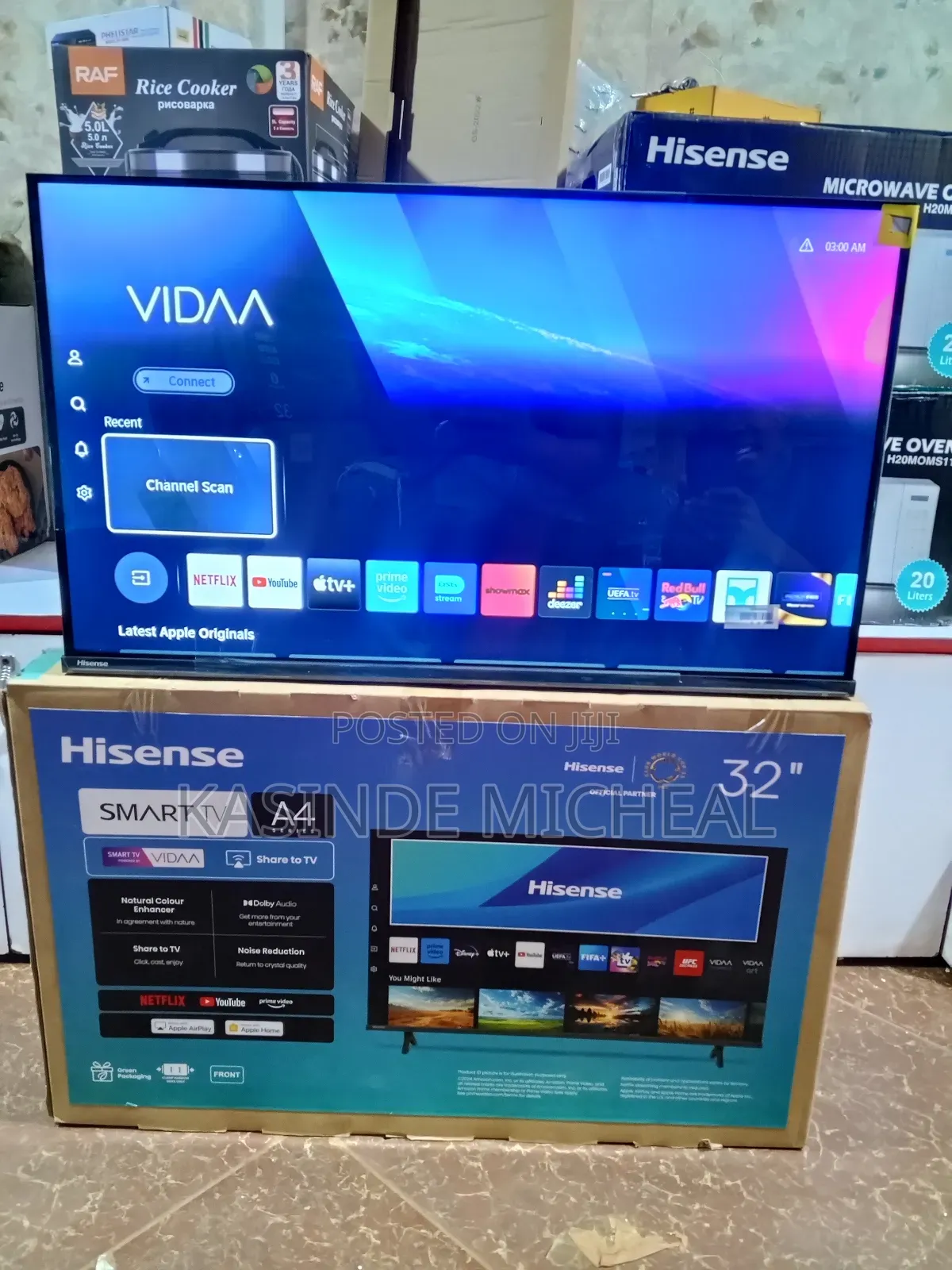 32inches Smart Hisence Tv Powered by Vidaa