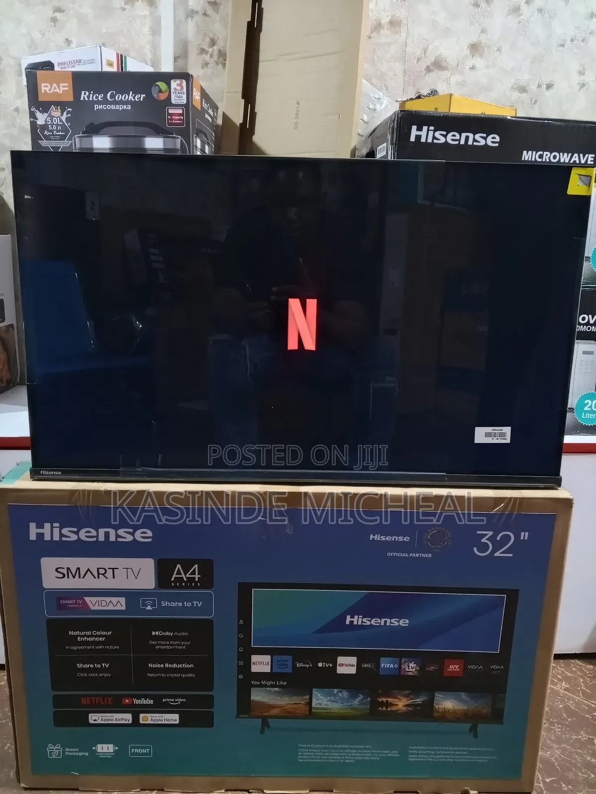 32inches Smart Hisence Tv Powered by Vidaa