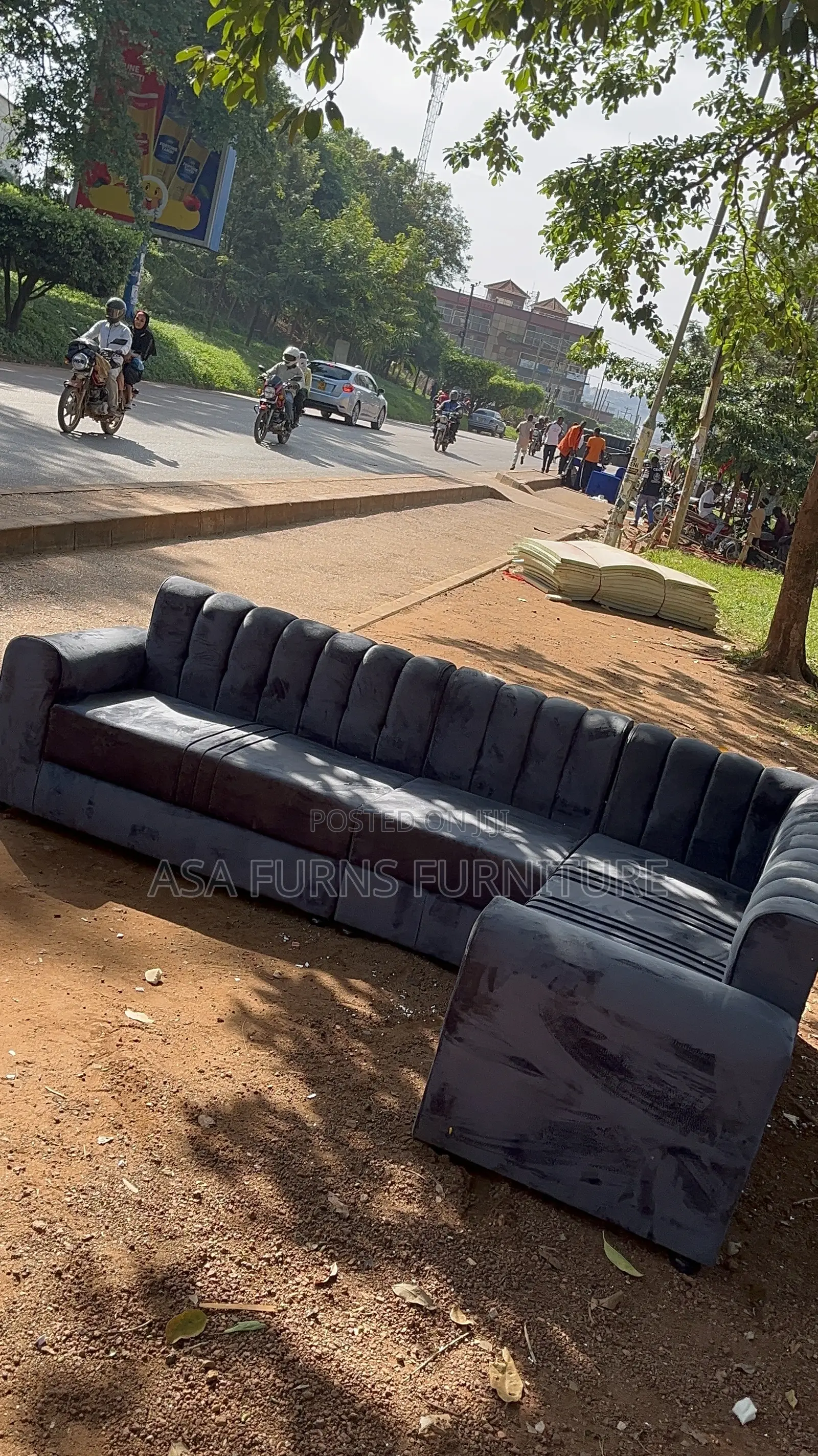 6 Seater L Sofa Set