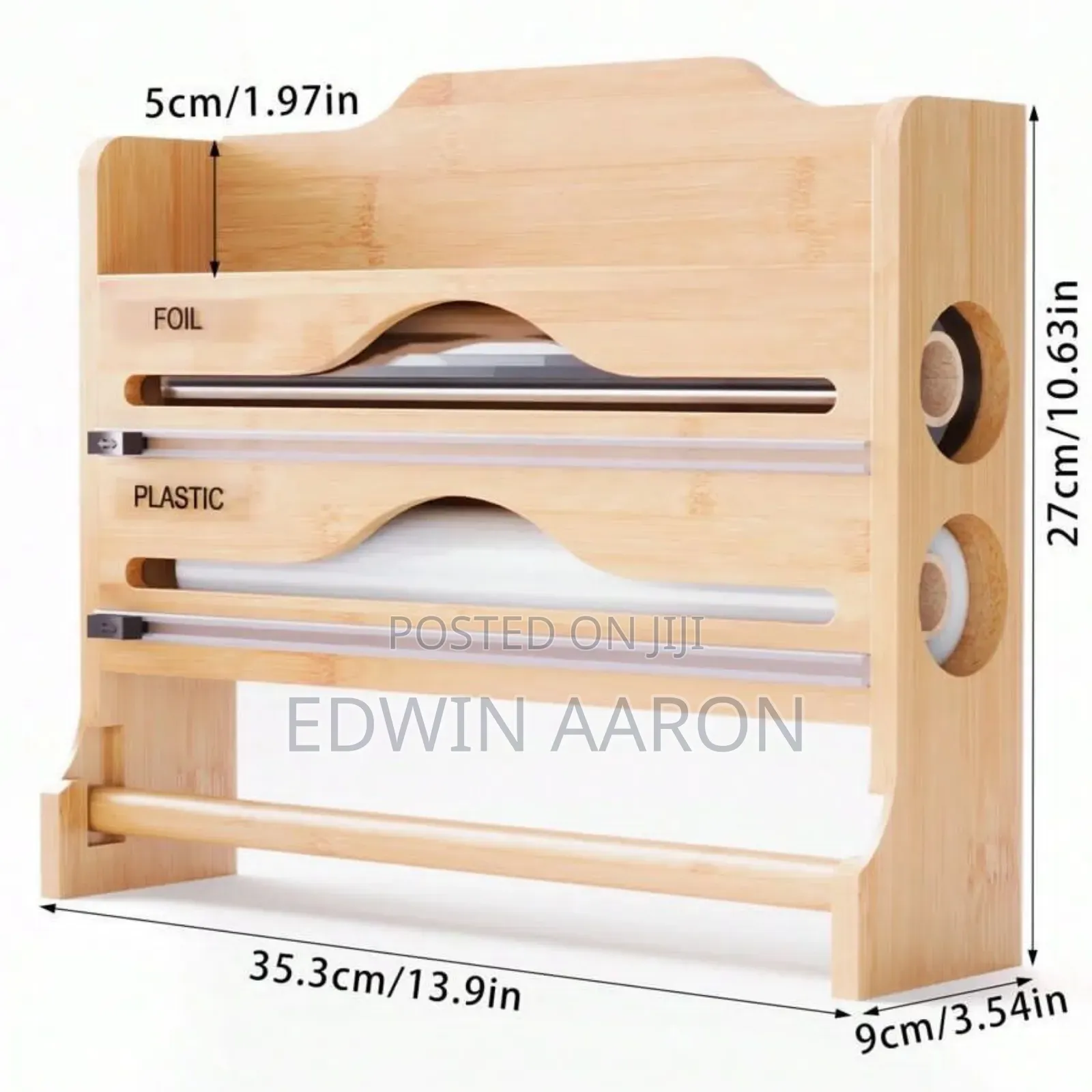 Wall Mounted Kitchen Roll Holder and Foil Dispenser