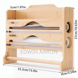 Wall Mounted Kitchen Roll Holder and Foil Dispenser