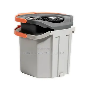 Dual-Compartment Spin Mop and Bucket Set