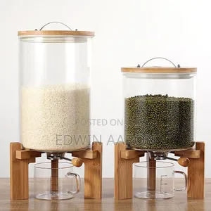 Glass Rice / Cereal Dispensers (5l / 7.5l / 10l)