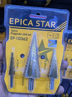 3pcs Pagoda Drill Bit