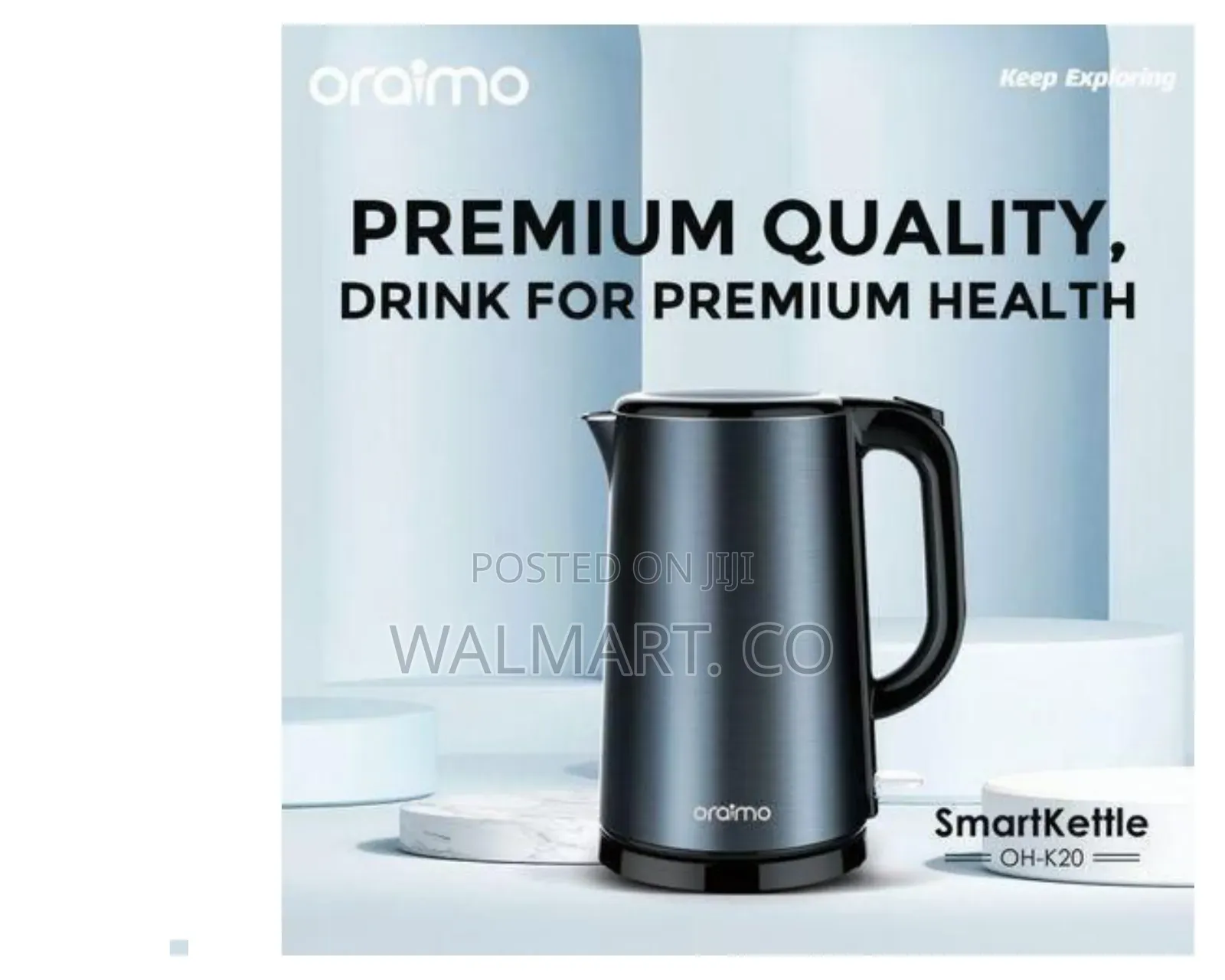 Oraimo Elegant Electric Kettle Multicolor