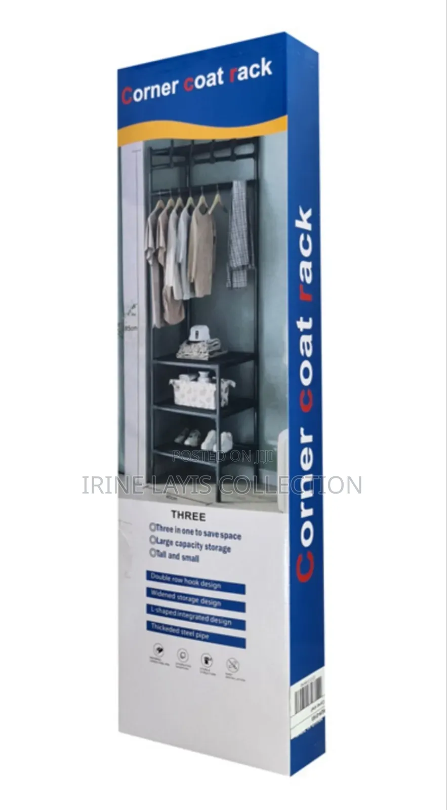 Corner Coat and Shoe Rack Organizer