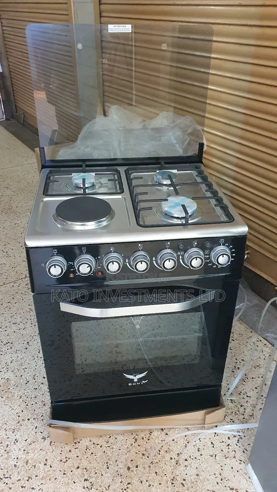 3 + 1 60*50 Free Standing Gas Cooker With Oven